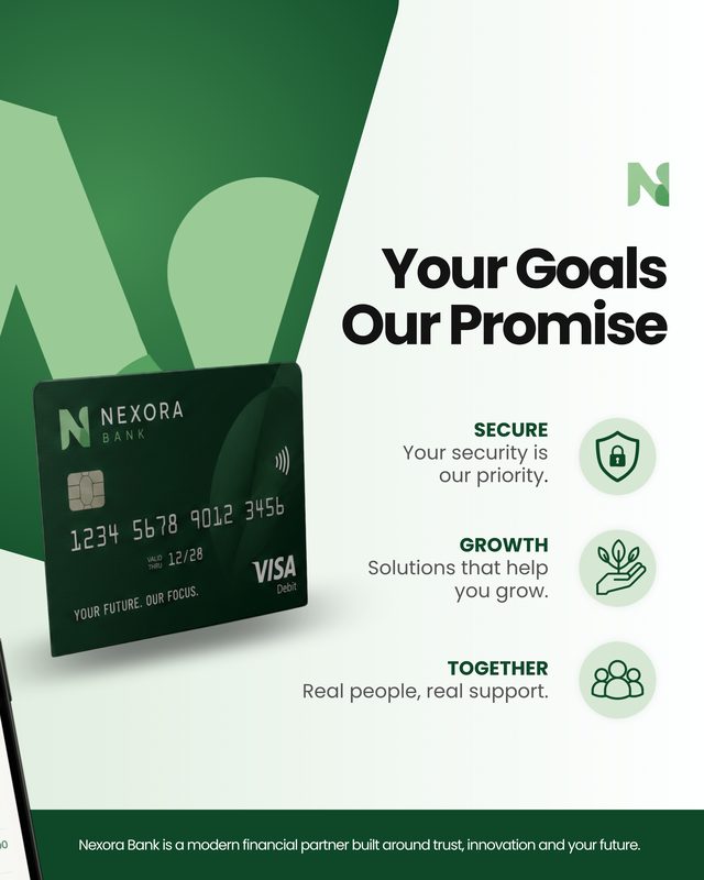 Nexora Bank Carousel Post 02, a Finance social media post designed by StudioEDT