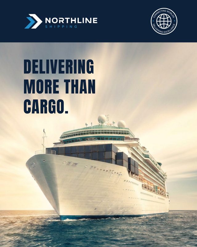 Northline Shipping Graphic Post, a Logistics social media post designed by StudioEDT