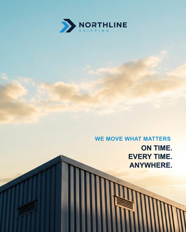 Northline Shipping Voice Graphic Post, a Logistics social media post designed by StudioEDT
